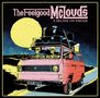 "The Feelgood McLouds", "A Decade on Parade". Illustration: Skelette in einem pinken Van unter einem großen Vollmond., CD