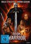 Miles O'Keeffe, Savina Gersak, Iron Warrior. Ein Skelett in Rüstung mit Schwert, Krieger und Frauen in dramatischer Szene., DVD