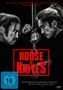 "House of Knives" in roten Buchstaben. Zwei Männer in intensiver Konfrontation mit Schwert zwischen ihnen. FSK 16., DVD
