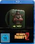 Text: "YOU THERE?", "FIVE NIGHTS AT FREDDY'S 2", "FSK 16".  
Ein Animatronik-Bär mit beleuchtetem Text auf einem Gerät., Blu-ray Disc