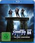 "Spinal Tap II: The End Continues", FSK ab 12. Drei Musiker mit Gitarren stehen auf einem monumentalen Stein, umgeben von Blitzen., Blu-ray Disc