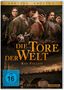 „SPECIAL EDITION“, „DIE TORE DER WELT“, „Ken Follett“, „3 Discs“, „FSK 16“. Bild zeigt mittelalterliche Figuren und Schlacht., 2 DVDs