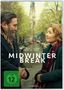 "Midwinter Break" mit Lesley Manville und Ciarán Hinds. Zwei Personen stehen sich gegenüber, eine Allee im Hintergrund., DVD