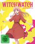 "WITCHWATCH COLLECTOR'S EDITION" steht oben, FSK 12 unten. Eine lächelnde Anime-Figur in rotem Kleid vor gelbem Hintergrund., 2 Blu-ray Discs
