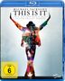 "Michael Jackson's This Is It" groß oben, darunter: "Wie Sie ihn noch nie zuvor erlebt haben." Silhouette von MJ mit bunten Szenen.