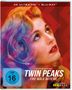 "4K ULTRA HD + BLU-RAY, Twin Peaks: Fire Walk With Me, FSK 16, Eine Frau mit blondem Haar schaut nach oben."