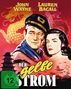"Der gelbe Strom" in gelber Schrift. Zwei Menschen, ein Mann in Uniform. Hintergrund: Drachen, Pagode, Boote. FSK 12., 1 Blu-ray Disc und 1 DVD