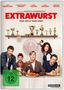 Text: "EXTRAWURST: Wer grillt hier wen?" Fünf Menschen, viele Pokale, Tennisclub-Logo. FSK 12 freigegeben., DVD
