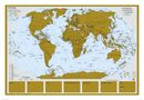 Heinrich Stiefel: Scratchmap/Rubbelkarte THE WORLD, KRT