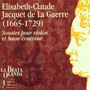 Elisabeth-Claude Jacquet de la Guerre (1665-1729): Sonaten Nr.1-6 für Violine & Bc, CD