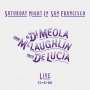 Paco de Lucia, Al Di Meola & John McLaughlin: Saturday Night In San Francisco (180g) (Limited Edition) (Crystal Clear Vinyl), LP