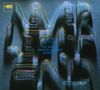 Text: "NEVER LET IT END THE ALBERT MANGELSDORFF QUARTETT". Verschwommene, bunte Schlaufen auf dunklem Hintergrund., CD