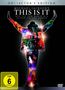 Oben steht "COLLECTOR'S EDITION". Darunter "MICHAEL JACKSON'S THIS IS IT". Silhouette des Künstlers mit bunten Konzertbildern., 2 DVDs