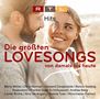 RTL Hits. Die größten Lovesongs von damals bis heute. Barry White, Chris Norman; lächelndes Paar in warmer Atmosphäre., 2 CDs