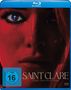 „SAINT CLARE: ENGEL DER VERGELTUNG“ steht auf einem Cover mit rotem Gesicht und einem intensiven Blick. FSK 16., Blu-ray Disc