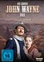 "Die große John Wayne Box" mit 10 Filmen, darunter "Rio Grande" und "Der Sieger". Mann und Frau im Westernstil abgebildet., 10 DVDs