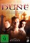 Text: "CHILDREN OF DUNE", "Die Kinder des Wüstenplaneten". Drei Menschen, futuristische Stadt im Hintergrund., 2 DVDs