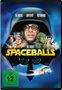 "Mel Brooks' SPACEBALLS" steht oben. Fünf Charaktere vor einem großen Helm; ein Raumschiff fliegt im Hintergrund., DVD
