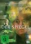 Filmplakat "Der Spiegel" von Andrej Tarkowskij. Verschiedene Gesichter und Szenen überlagern sich, FSK 12 freigegeben.