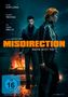 Titel: MISDIRECTION - RACHE SITZT TIEF. Olga Kurylenko, Oliver Trevena und Frank Grillo. Zwei Personen mit Waffen vor brennendem Auto., DVD
