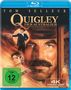 "Quigley der Australier" in großen Buchstaben mit dem Schauspieler in Western-Kleidung und einem Gewehr. FSK 12.