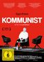 „Egon Krenz KOMMUNIST, ein Film von Lutz Pehnert. FSK ab 6 freigegeben.“ Zwei Sessel und ein Tisch auf rotem Hintergrund., DVD