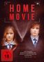 Text: "HOME MOVIE" und "FSK ab 18". Zwei ernste Kinder, Blutflecken, Kameraeffekt., DVD