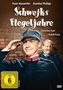 „Schwejks Flegeljahre“ mit Peter Alexander, Gunther Philipp. Zwei Männer in blauer Uniform, lächelnd und salutierend.