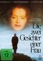 "Die zwei Gesichter einer Frau" steht neben einem Mann unten und einem großen Frauenporträt oben. FSK ab 12 freigegeben., DVD