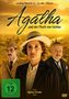Lyndsey Marshal als Agatha Christie, Agatha und der Fluch von Ischtar. Drei Personen vor einer Wüstenstadt-Kulisse., DVD