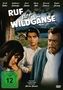 Texte: "Ruf der Wildgänse", "FSK ab 12 freigegeben", "Nach dem preisgekrönten Roman von Martha Ostenso". Drei ernste Personen vor Berglandschaft., DVD