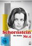 "Schornstein Nr. 4", "Die Diebin", FSK ab 16. Schwarz-weißes Porträt einer Frau, gelbe und graue geometrische Formen., DVD