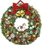 Festlicher Weihnachtskranz Adventskalender, Diverse