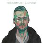 „TOM CHAPLIN · MIDPOINT“ steht oben. Eine farbenfrohe Illustration eines Mannes mit geometrischen Gesichtszügen.