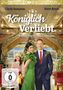 Texte: "Königlich Verliebt", "Royally Yours, This Christmas", "FSK ab 0 freigegeben". Drei Personen in festlicher Szenerie., DVD