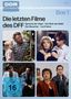 Text: DDR TV-Archiv, Box 1, Die letzten Filme des DFF. Bilder zeigen Szenen mit Menschen in unterschiedlichen emotionalen Momenten., 2 DVDs