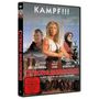 DVD-Hülle: "KAMPF!!!" oben, "CYBORG WARRIORS" mittig. Hauptfiguren: Kris Kristofferson, Kathy Long, Lance Henriksen., DVD