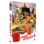 "MOON LEE - DER SUPER ANGEL AUS TEIL I & II SCHLÄGT WIEDER ZU" oben, "IRON ANGELS 3" unten, Kampfszenen, Explosionen., DVD