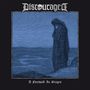 „Discouraged“ oben, „A Farewell In Stages“ unten. Illustration: Verschleierte Person am Meer, melancholisch., CD