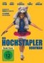 Ein Mann mit Sonnenbrille, Teddy auf den Schultern, Pistole. Texte: „Der Hochstapler Roofman“, FSK 12., DVD