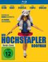 „Der Hochstapler Roofman“, Vorab-Cover, FSK 12. Person mit Teddy auf den Schultern, Sonnenbrille, Pistole.