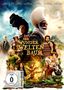 "Der Wunderweltenbaum" steht in goldenen Buchstaben vor einem Fantasiehintergrund mit abenteuerlichen Charakteren., DVD