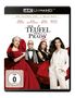 „Der Teufel trägt Prada 2“. Vier elegant gekleidete Personen, zwei in Rot und eine in Weiß., 1 Ultra HD Blu-ray und 1 Blu-ray Disc