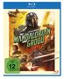 Illustration: "Star Wars: The Mandalorian and Grogu". Helmträger mit Kind, Raumschiffe und Action-Szenen, FSK 12., Blu-ray Disc