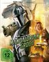"STAR WARS: THE MANDALORIAN AND GROGU" und "FSK ab 12". Ein Mandalorianer mit Helm, Grogu und andere Figuren. Sci-Fi-Stil., 1 Ultra HD Blu-ray und 1 Blu-ray Disc