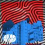 „SOME“ auf Gebäude, stilisiert. Blaue Gebäude mit rotem, welligem Hintergrund. „ATLAS“ als Logo unten links., LP