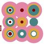 Text: "RETRO". Illustration mit bunten, konzentrischen Kreisen in Rosa, Blau und Gelb., 2 CDs