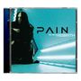 "PAIN", "542 139-2", "REBIRTH". Eine Person sitzt in einem bläulich beleuchteten Raum, die Atmosphäre ist futuristisch., CD