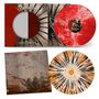 "Sabaton" und "The Last Stand" sind auf einem roten und schwarzen Vinylcover mit strahlenförmigem Muster zu sehen., 2 LPs