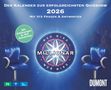 : Wer wird Millionär 2026 Tagesabreißkalender - 14.5x11,8 - Rätselkalender - Knobelkalender - Tischkalender, KAL